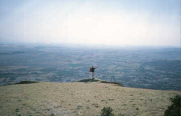 Widok ze szczytu ska na Tessali