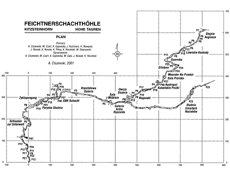 Map of Feichtnerschacht (click for bigger)