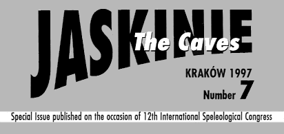 Title Cover, Jaskinie - The Caves #7, Krakow 1997