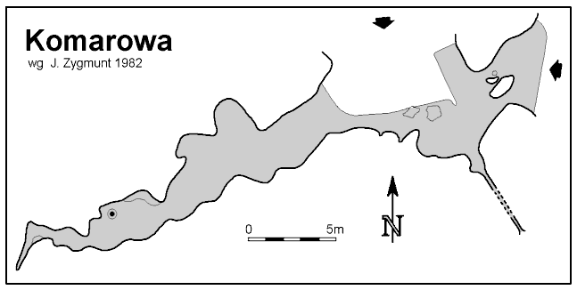 Plan Jaskini Komarowej