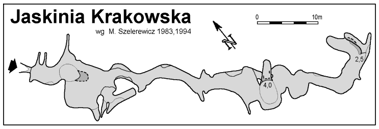 Plan Jaskini Krakowskiej