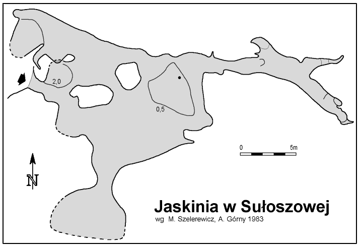 Plan Jaskini W Suloszowej
