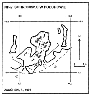 plan Schroniska w Pochowie