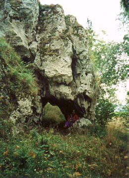 Boczny otwr jaskini